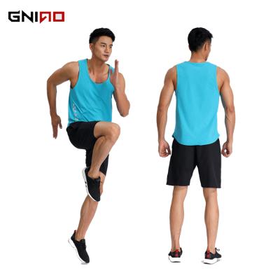 China Fitness Gym Sportswear QUICK DRY Vest And Short Customize Short Running Vest Men for sale