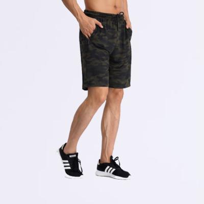 China Anti-Wrinkle Wholesale High Quality Men Camouflage Print Bandana Loose Shorts Casual Athletic Jeans Shorts for sale