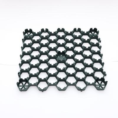 China 4 Cantidad por metro cuadrado Refuerzo del suelo HDPE Césped de plástico Paver Interlock Grill de césped en venta