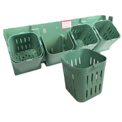 China Gepersonaliseerde groene muur PP Sterke verticale plastic bloempot voor binnen/tuin decoratie Te koop