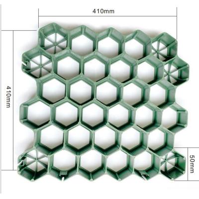 China Redes de pavimento permeable de HDPE verde para una fácil instalación en la entrada de un embalaje en tierra en venta