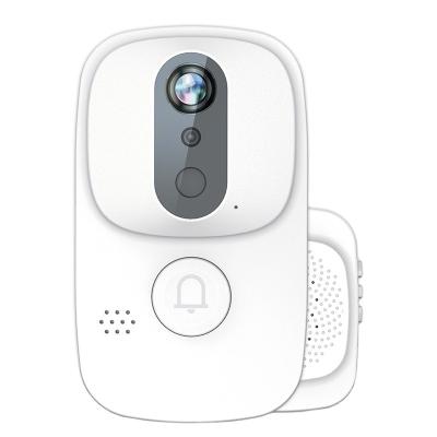 China Factory Wholesale PC+ABS Patent V6 Pro Wifi Wireless Smart Doorbell Human Body Clean Induction Automatic Video Ring Doorbell for sale