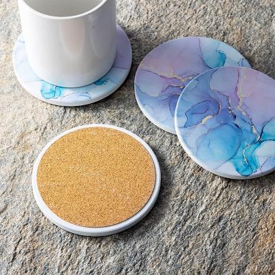 China Sustainable 8-Piece Felt Drinks Coaster Set With Stand Holder Custom Printed Felt Cup Coasters For Drinksdon'T Take My Drinks Coasters for sale