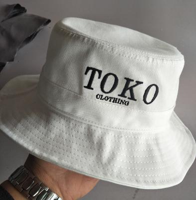 China COMMON Custom Logo Fishing Hats And Caps Sunscreen Mens Customized Hat Outdoor Cotton Bucket Hat for sale