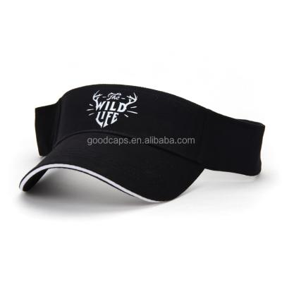 China JOINT Custom Printing Cotton Sandwich Golf Sun Visor Baseball Caps And Logo Hats Hats for sale