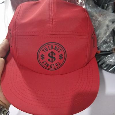 China breathable & Waterproof 5 Panel Baseball Caps Hats Custom Embroidery Logo Sports Hat Cap Polyester Sunshade Hats Manufacturer for sale