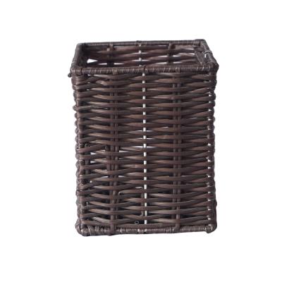 China 2021 New Arrival Woven Baskets Viable For Storage Bins Bathroom Decor Wicker Basket Organizing Set for sale