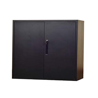 China Modern Lockable DoorTwo Layer Swing Storage Office Steel Cupboard With Two Layer Filing Cabinet for sale