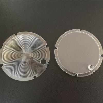 China 2pcs/set Optical PMMA Fresnel Optical Plastic Lens With HD Fine Groove Pitch For Flash Lamp for sale