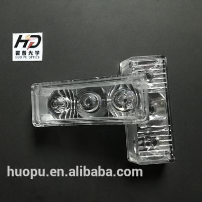 China 3W Optical PMMA Led Lens For Single Row Font Top Led Light Bar for sale