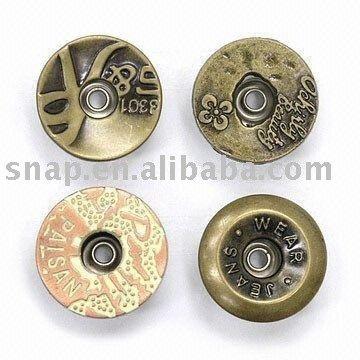 China Nickel Free Jeans Button Available In Different Sizes for sale