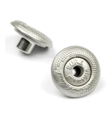 China Designer Style Metal Jean Buttons Dry Cleaning Manufacturer for sale