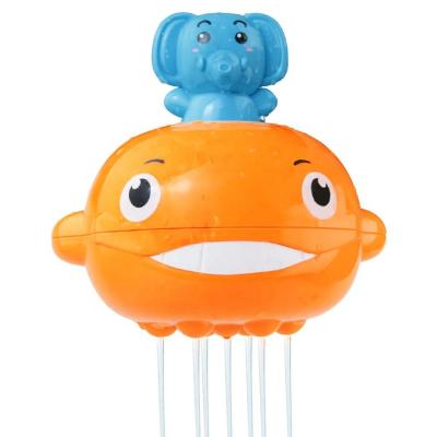 China Funny Elephant Whale Play Water Spray Toys Kids Bathroom Bath Floating Toys for sale