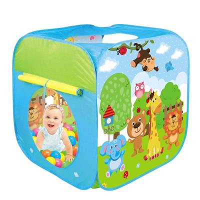 China Toy Wholesale Funny Educational Entertainment Ball Tent with Colorful Balls and Cute Cartoon Imagine for Young Baby and Kids for sale