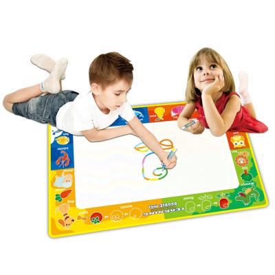 China Kids Water Mat Educational Mat Cognitive Learning Enlightenment Doodle Toy Painting Carpet Magic Drawing Learning Gift 82*34*78cm for sale