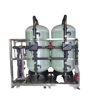 China Fully Automatic Sand Carbon Filtration System, Daily Water Output 10 Tons for sale