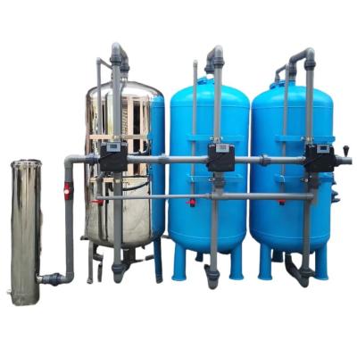 China Filtro de agua de pozo grande totalmente automático, que produce 10 toneladas de agua por hora en venta