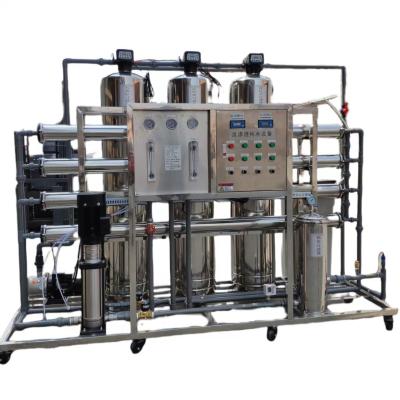 China Stainless Steel Reverse Osmosis Pure Water System Skid Mounted for sale