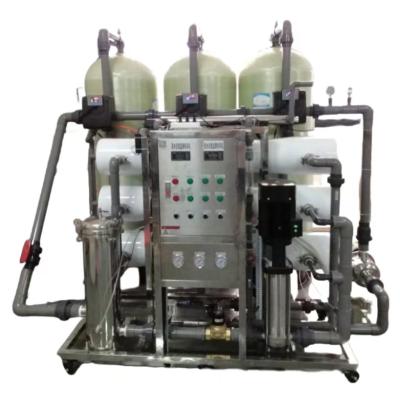 China Refrigeration Reverse Osmosis Brackish Water Filtration System 3000L/H for sale