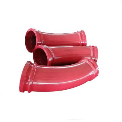 China Tralier Concrete Pump China Manufacturer Concrete Pump Twin Layer Elbow DN125 With High Quality for sale