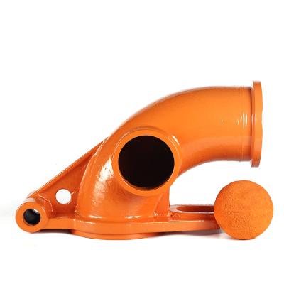 China concrete pump pm putzmeister bendable elbow with cleaning port 242327004 spare parts for sale