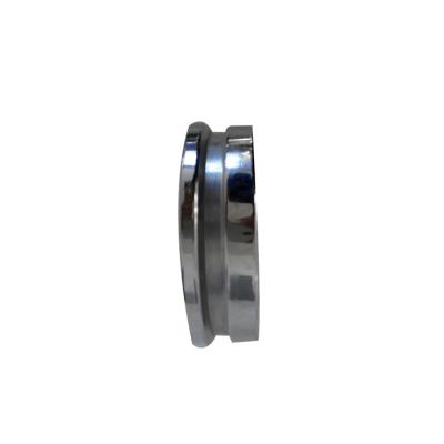 China Connecting Concrete Pump Pipe Fittings / Forging End Fitting Flange Clamp Pipe Fittings DN125 Concrete Pipe Truck Pipeline and Pump Flange for sale