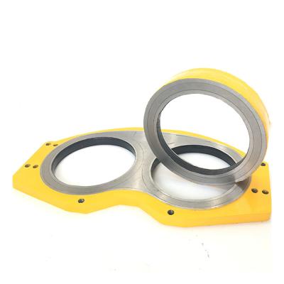 China Concrere pump delivery cylinder Factory Price DN200 Steel Cutting Ring Concrete Pump Spare Parts Plate for Construction Equipment for sale