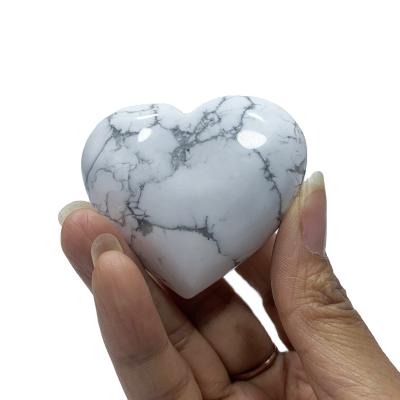 China Wholesale natural heart-shaped feng crystal decorative shui reiki china white pine crystal crafts for sale