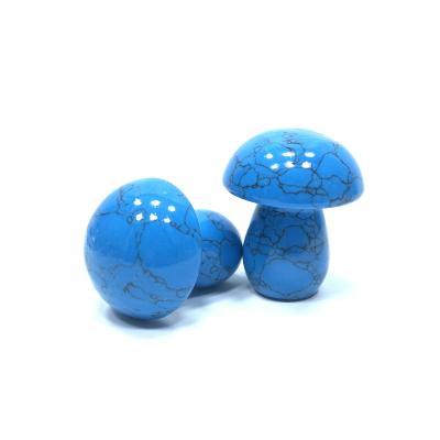 China China Wholesale Natural High Quality Turquoise Quartz Mushroom Has Therapeutic Effect Of Crystal Handwork for sale