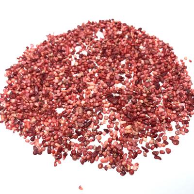 China China Natural Crystalline Red Coral Stone Has Therapeutic Effect Of Crush Quartz Heat Selling Stone Rolling Products For Home Decor for sale