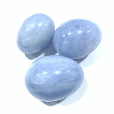 China China Wholesale Natural Crystal Effect Blue Crystal Therapeutic Accessories Crystal Eggs Home Decor for sale