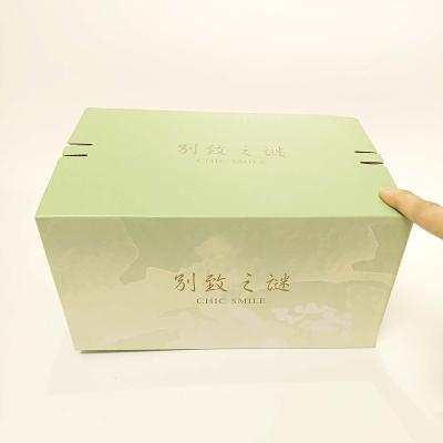 China Luxury Custom Corrugated Custom Packing Receclyed Skin Tear Strips Adhesive Shipping Carton Box Material for sale