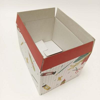 China Receclyed CUSTOM CORRUGATED CARDBOARD Material PACKING BOX for sale