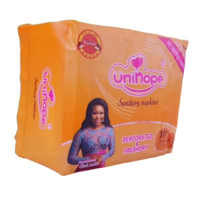 Κίνα Unihope Women Care Breathable Cotton Sanitary Pads Disposable Sanitary Napkin προς πώληση