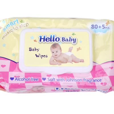 중국 100 % improved natural water Baby Wet Wipes HELLO! Blue for Him, Pink for Her 판매용