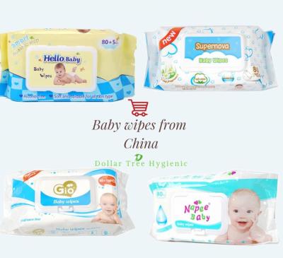 중국 Fresh Clean Baby Wipes Newborn Wet Wipes Aloe Vera Ingredient PH 5.5 판매용