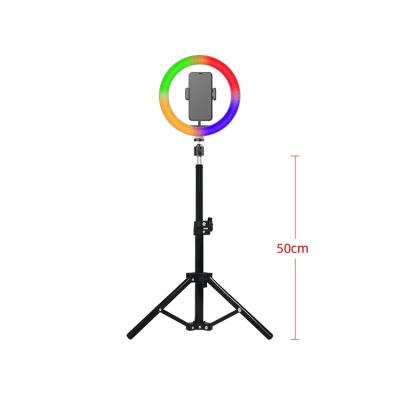 China 26 Kinds of RGB Colorful Ringlight with Stand Tall XCRGB-50cm(A) for sale