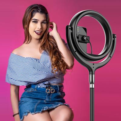 China 12 Inch Beauty Makeup Mobile Selfie Photography LED Ring Light With Tripod Stand 63*41*6.2cm for sale