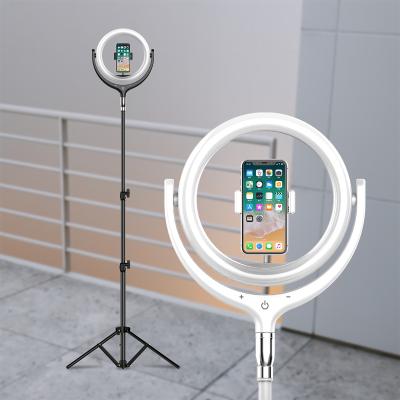 China Makeup Photography Video Chat Live Stream 12 Inch Selfie Ring Light With Tripod Stand 63*41*6.2cm for sale