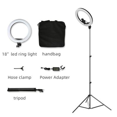 China Large aperture lieqi 18 inch phone / video ring light kit for smartphone ring light 18 for sale