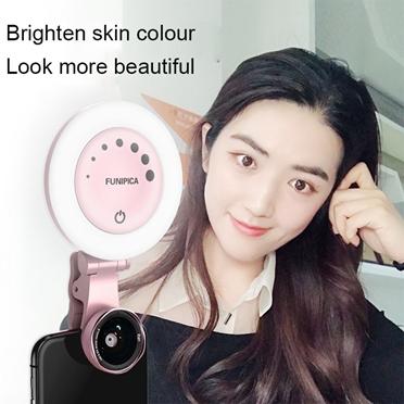 China Rechargeable Android LIEQI Selfie Light for sale