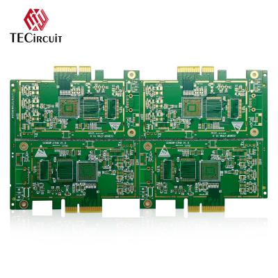 China Pantallas de PCB de alta frecuencia con dedo de oro PCB rígido OEM para comunicación de módulos en venta