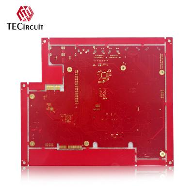 China High Frequency Circuit Board RIGID PCB FR4 TG170 Gold Finger 1.6mm Thickness 10U for sale