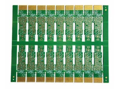 중국 메모리 모듈용 다층 단단한 금 손가락 PCB 인쇄 회로판 판매용