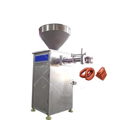 China 1.5kw Automatic Vacuum Stuffer for Sausage Filling and Twisting in Manufacturing Plant for sale