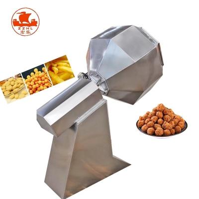 China Almond Sugar Caramel Popcorn Coating Seasoning Mixing Machine for Flavored Popcorn for sale