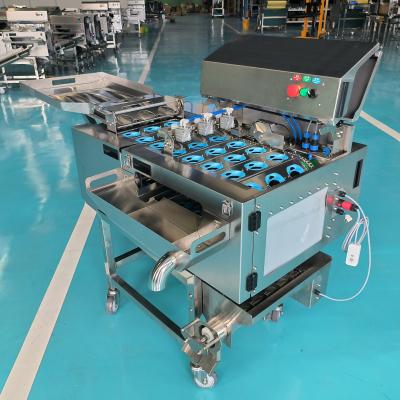 China Three Rows Of Efficient Egg Knocking And Shell Crushing Integrated Device - Kitchen Catering Must-Have for sale