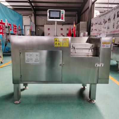 China High Efficiency Home Commercial Frozen Meat Dicing Machine One Key Operation Fast Meat Cutting for sale