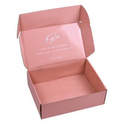 China Handmade Custom Luxury Retail Apparel Garment Shoes Packing BoxPaper Packing Box and Mailing Mailer Packing for sale