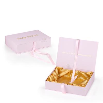 China Recycled Materials Custom Book Form Luxury Womens Sleepwear Packaging Boxes for sale